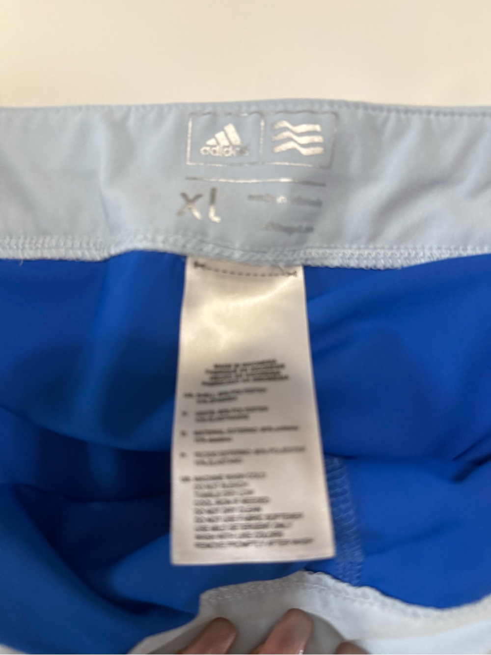 adidas Light Blue Athletic Skort with Royal Blue and White Bands in size XL - Picture 11 of 12